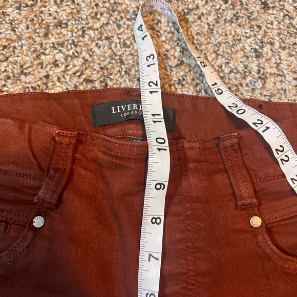 2 pair of Liverpool Los Angeles Women's Dark Wash Denim Skinny Jeans‎ Size 4/27 - Picture 12 of 14